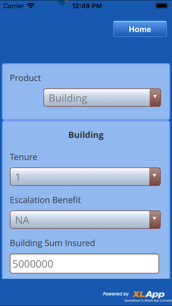 RSGI Premium Calculator