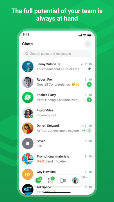 Frisbee Messenger screenshot 2