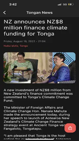 Game screenshot Tonga News apk