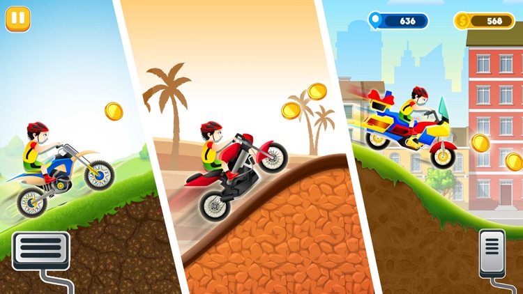 Motorbike Hill Racing Game