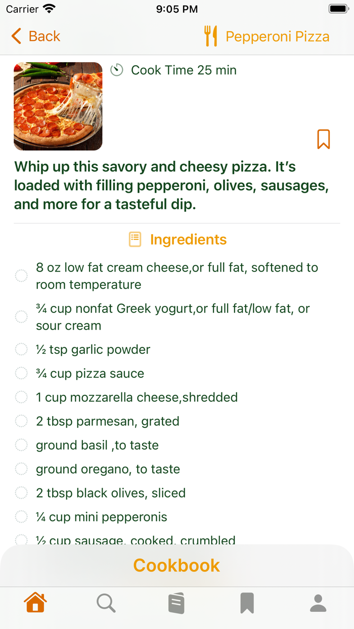 Cookbook Кулинарная книга