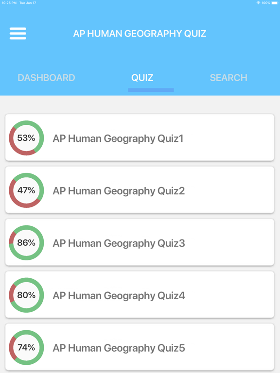AP Human Geography Quiz screenshot 3