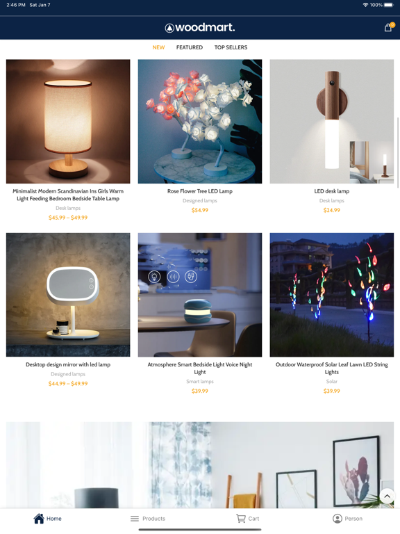 Lamps.company screenshot 2