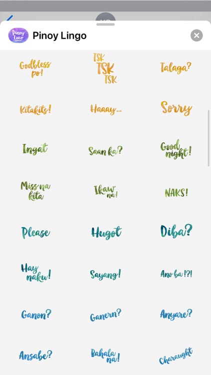 Pinoy Lingo for iMessage