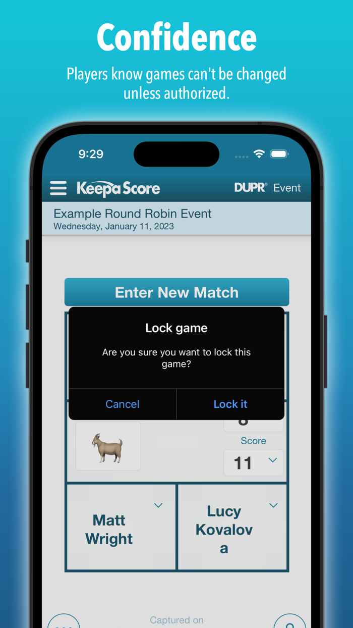 KeepaScore Pickleball Edition