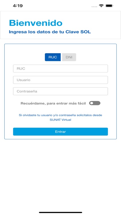 APP Operador Comercio Exterior