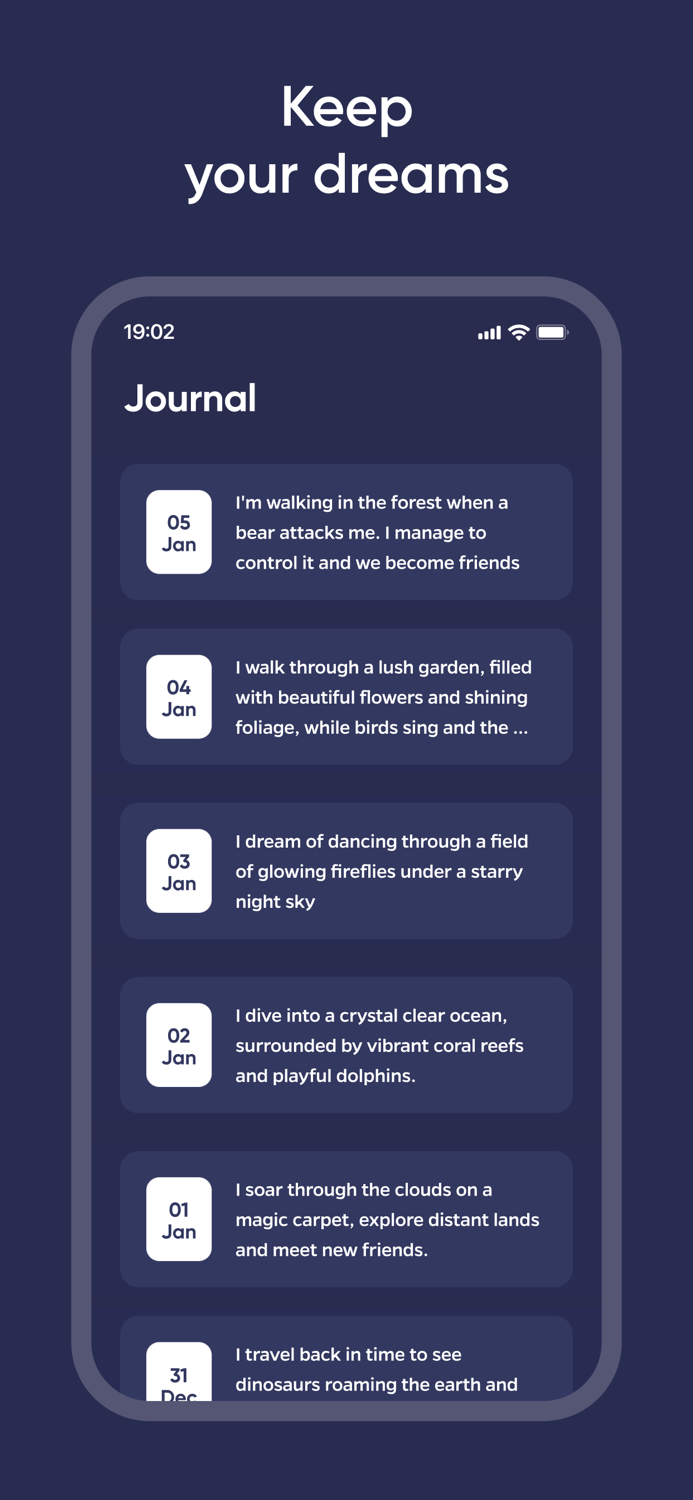 Dreamly - Analyze your dreams