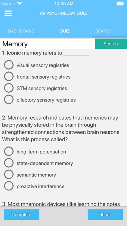 AP Psychology Quizzes screenshot-6