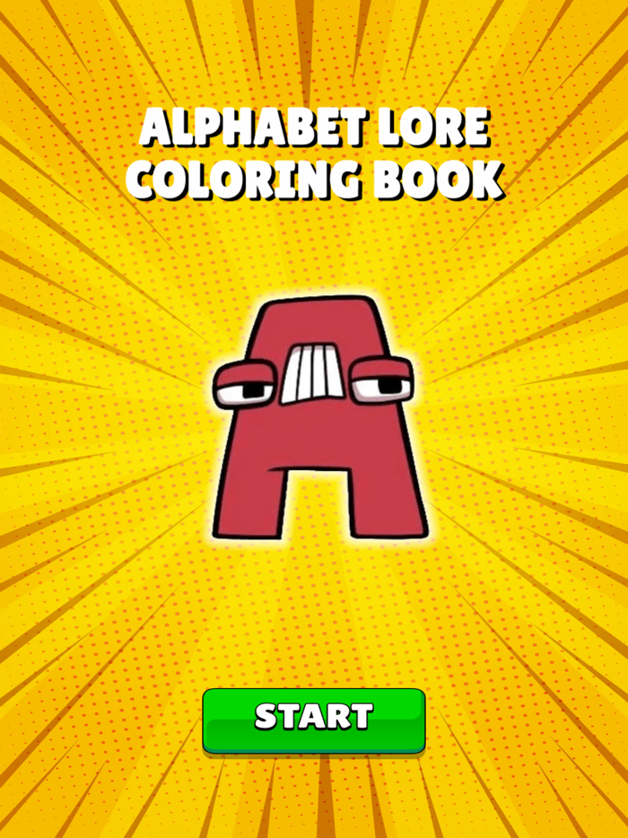 Alphabet Lore  Coloring Art