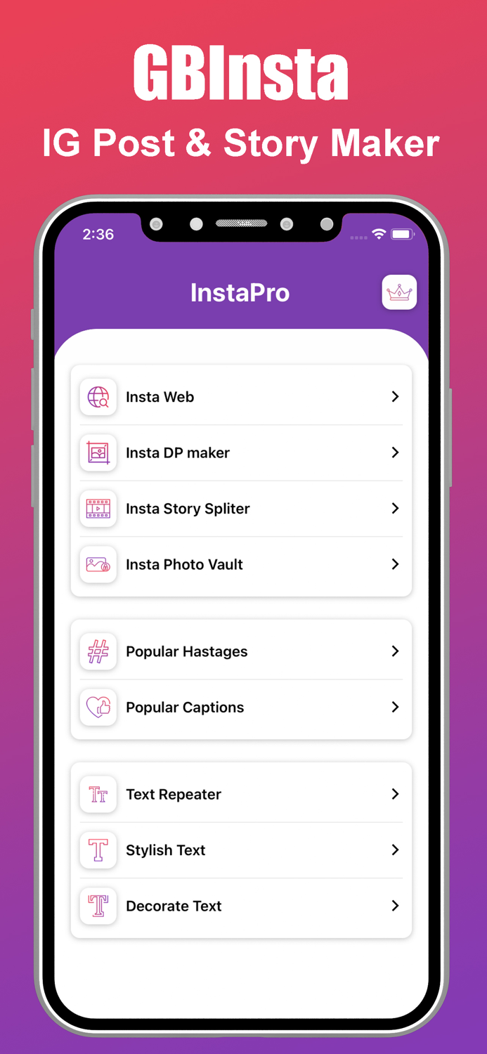 GBInsta  Story Post DP Maker