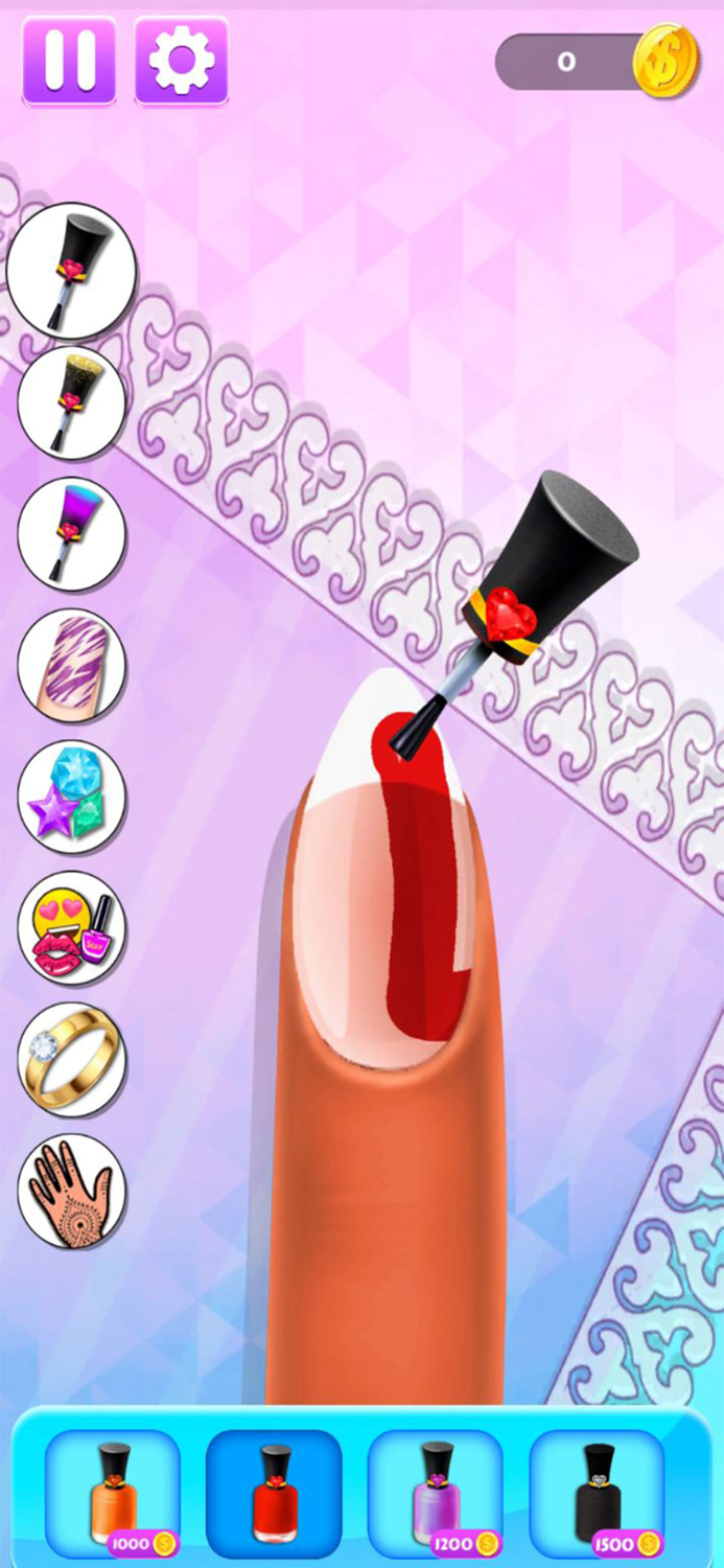 Acrylic Nails Game Nail Salon