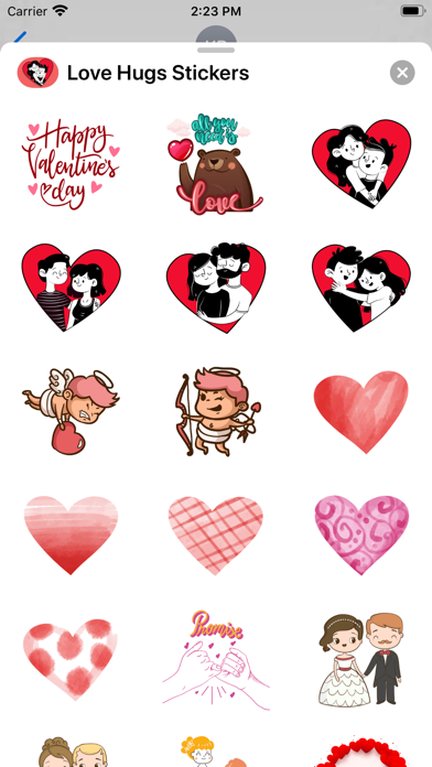 Love Hugs Stickers screenshot 2