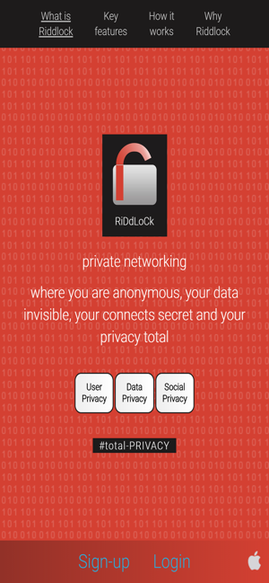 Riddlock - Private Networking