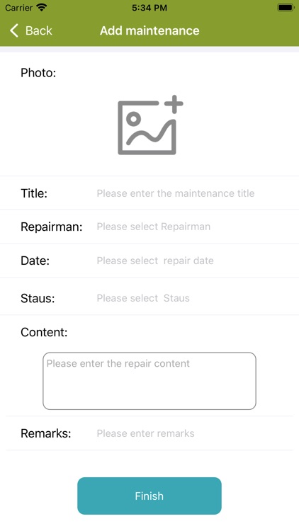 My Maintenance assistant