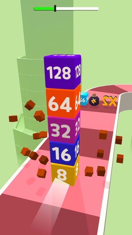 Merge Road Cube 2048 screenshot-3