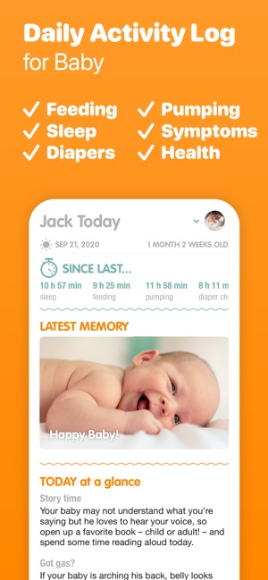 baby solid food tracker app