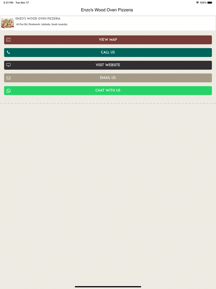 Enzos Restaurant Adelaide