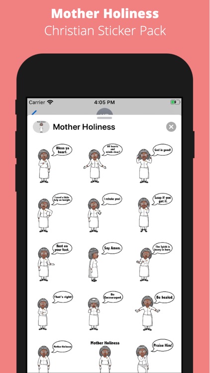 Mother Holiness Stickers