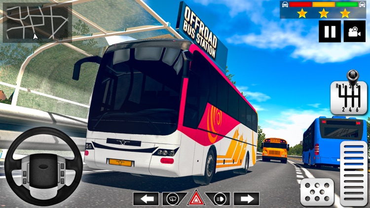 Coach Bus Driving Simulator 3D screenshot-5