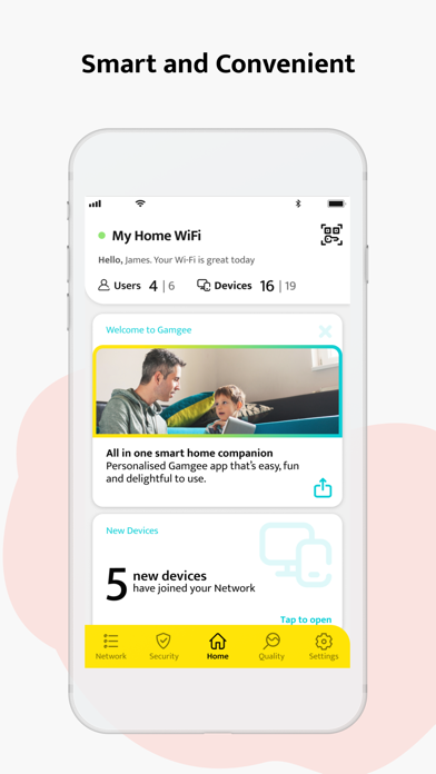 Gamgee Smart Home Wi-Fi screenshot 2