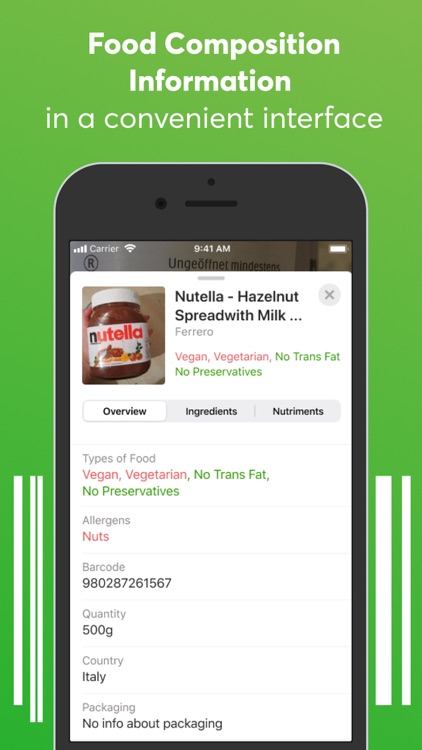 Food scanner: gluten, allergen screenshot-3