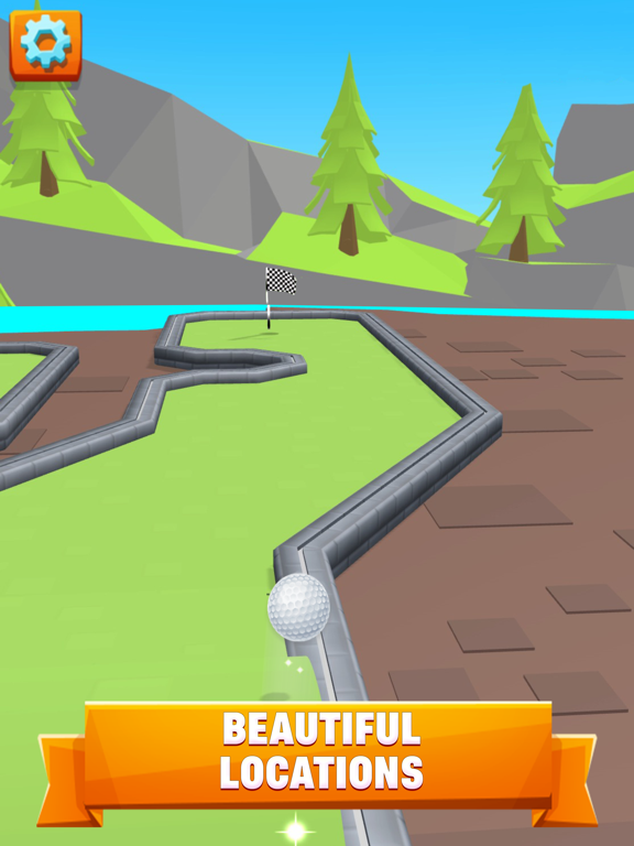 Mini Golf Star Retro Golf Game screenshot 3