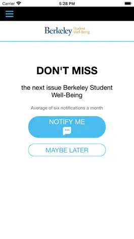 Game screenshot Berkeley Student Well-Being apk