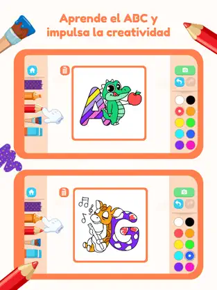 Captura 3 Keiki Colorear Juegos de niños iphone