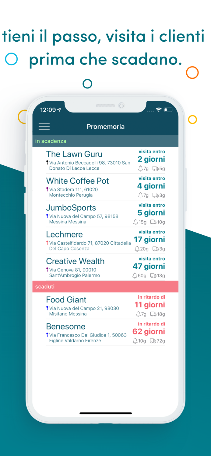 Gentmo - agenti e giro visite
