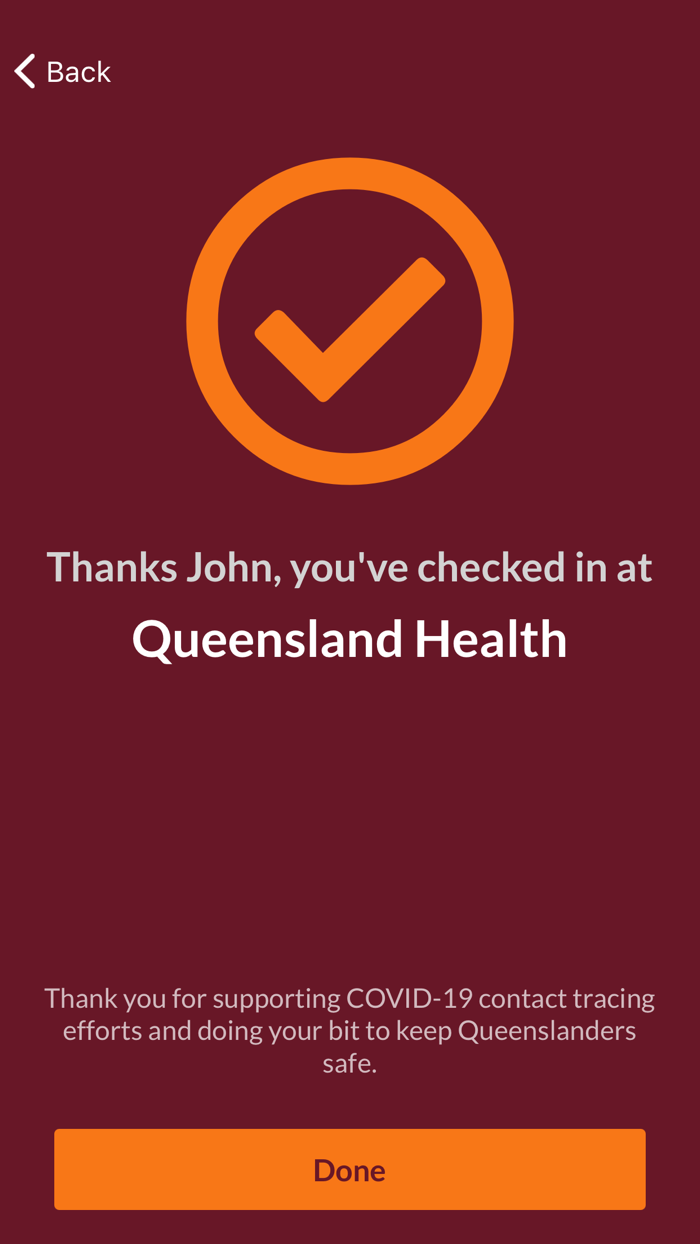 Check In Qld