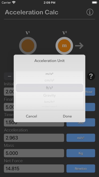 Acceleration Calculator Plus