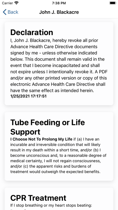 Medical Directive by ITS screenshot 3