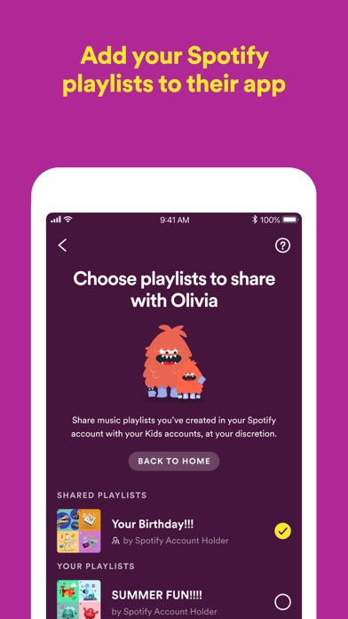 Spotify Kids iphone images
