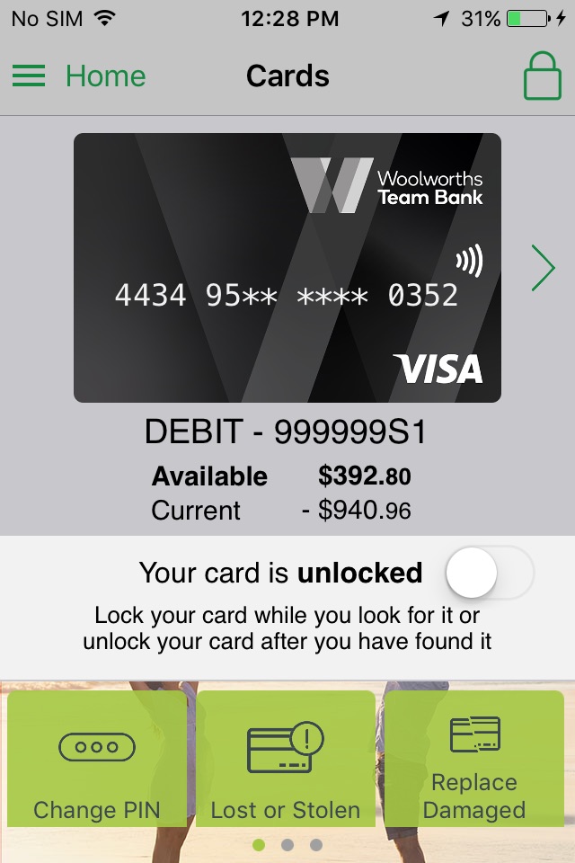 Woolworths Team Bank screenshot 2