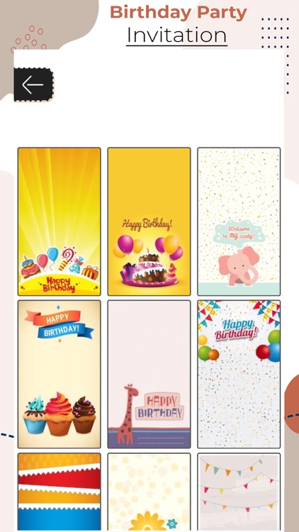 Birthday Party Cards & Frames screenshot-4