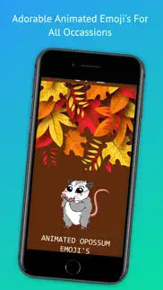 mitzi opossum emoji's iphone screenshot 2