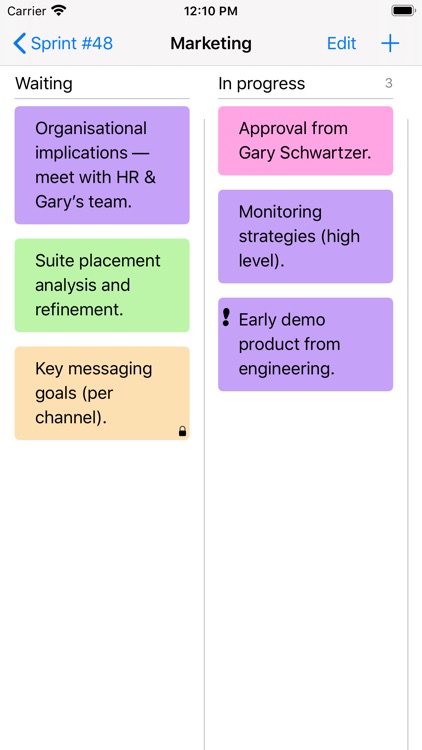 WipQ - Kanban Cards