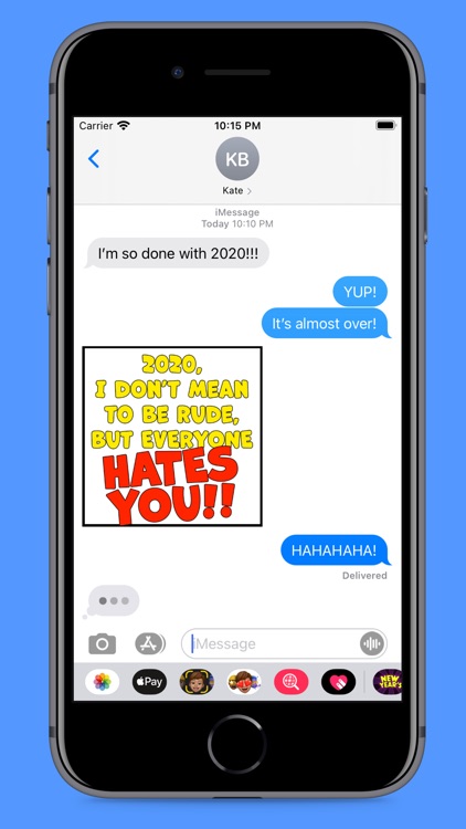 New Year's Fun Stickers