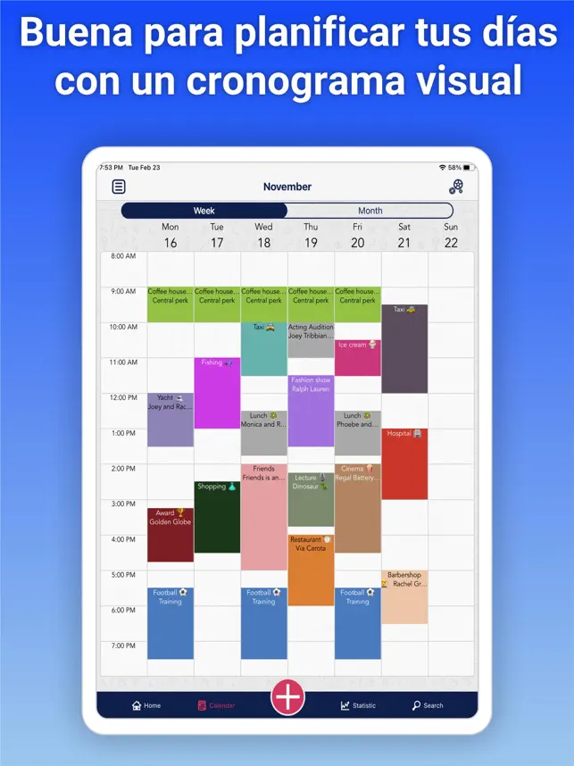Captura de Pantalla 1 Agenda – Planificador semanal iphone