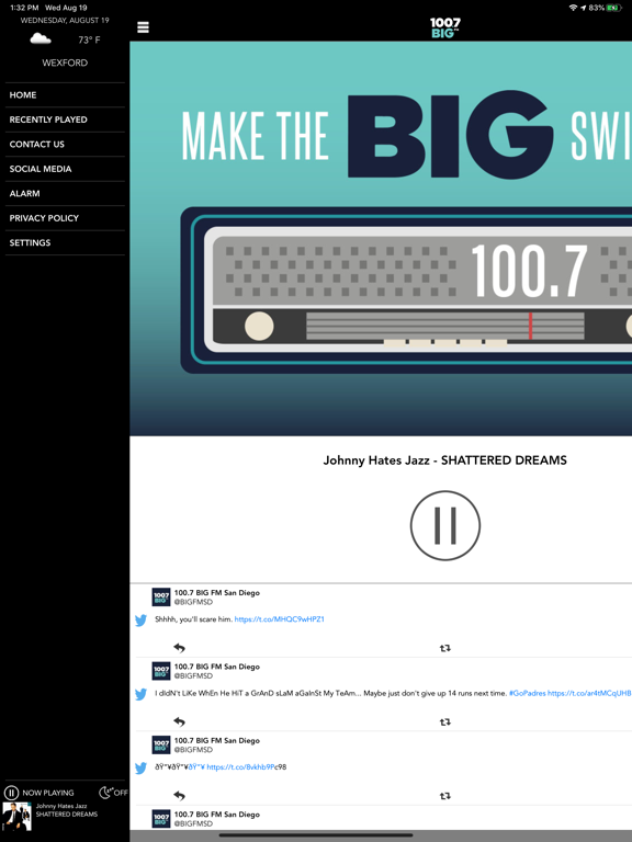 100.7 BIG FM | San Diego, CA | screenshot 2