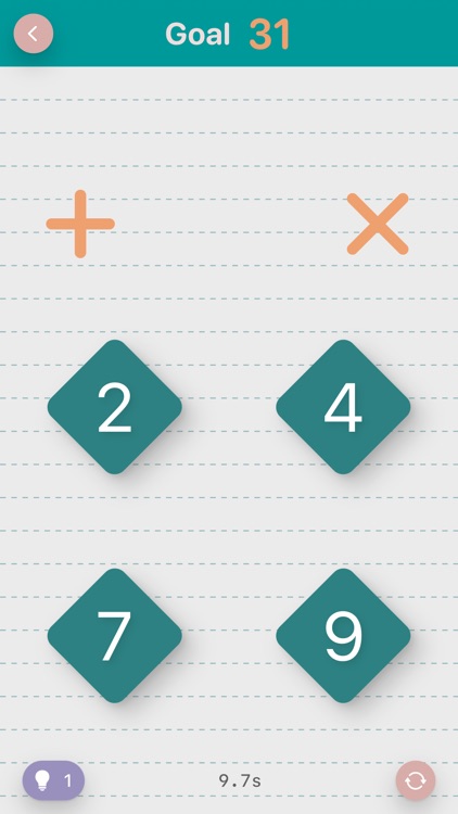 Math Game - Hard Number Puzzle