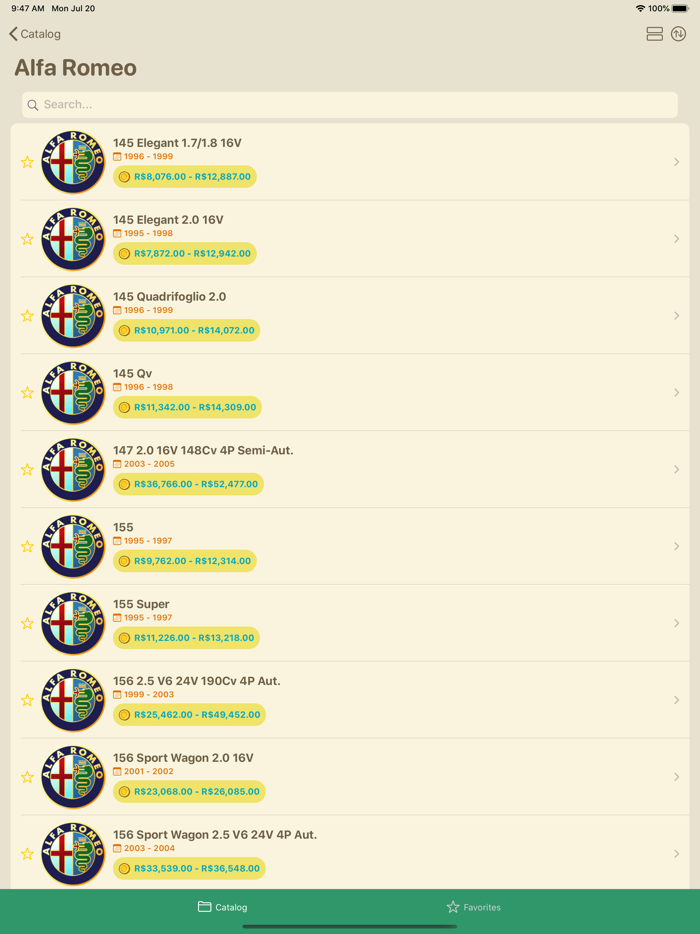 Tabela Fipe de Carros Usados