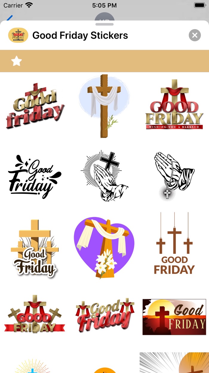 Good Friday Stickers