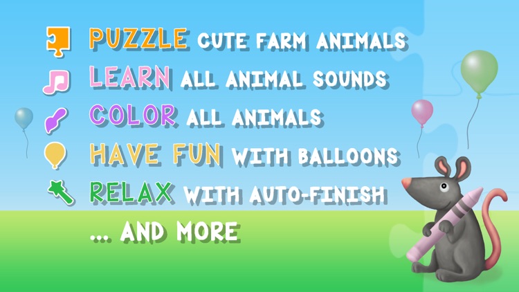 Farm Animals Puzzles screenshot-5