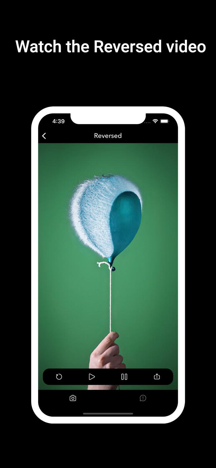 Reversed Play Video Back