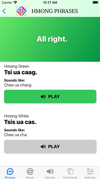 HmongPhrases