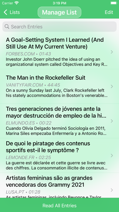 Speaky - Voice Reader for Web Articles Screenshot 1