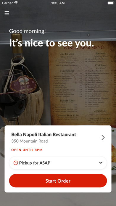 How to cancel & delete Bella Napoli Restaurant from iphone & ipad 2