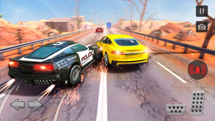 Highway Police Car Chase 3D
