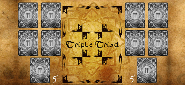 Triple Triad Trading Card Game